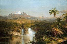 View of Cotopaxi, 1857 by Frederic Edwin Church | Canvas Print