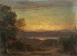 Sunset from Olana, 1891 by Frederic Edwin Church | Canvas Print