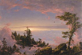 Frederic Edwin Church | Above the Clouds at Sunrise, 1849 | Giclée Canvas Print