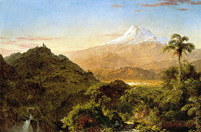 South American Landscape, 1856 | Frederic Edwin Church | Giclée Leinwand Kunstdruck