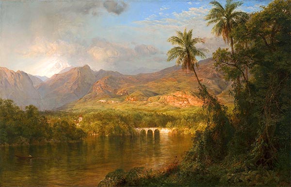 South American Landscape, 1873 | Frederic Edwin Church | Giclée Leinwand Kunstdruck