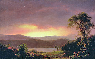 A Catskill Landscape, c.1858/60 | Frederic Edwin Church | Giclée Leinwand Kunstdruck