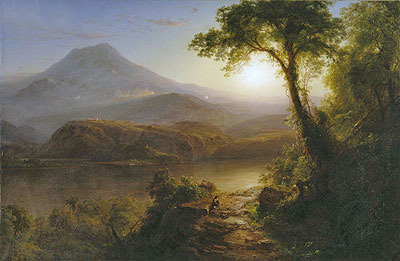 Tropical Scenery, 1873 | Frederic Edwin Church | Giclée Leinwand Kunstdruck