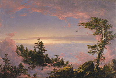 Über den Wolken bei Sonnenaufgang, 1849 | Frederic Edwin Church