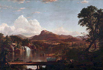 Scene in the Catskills, 1851 | Frederic Edwin Church | Giclée Canvas Print