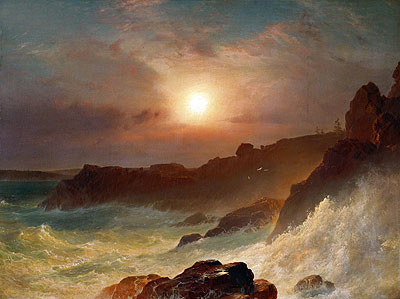 Coast Scene, Mount Desert, 1863 | Frederic Edwin Church | Giclée Canvas Print