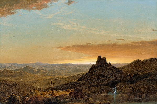Frederic Edwin Church | Cross in the Wilderness, 1857 | Giclée Canvas Print