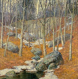 Frederick J. Mulhaupt | Winter near Gloucester, Massachusetts | Giclée Canvas Print