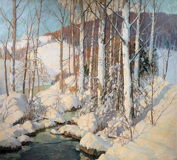 Winterruhe, n.d. | Frederick J. Mulhaupt | Giclée Leinwand Kunstdruck