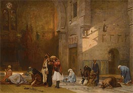 Prayer in the Mosque, Cairo | Frederick Arthur Bridgman | Painting Reproduction