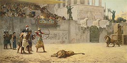 Die Ablenkung eines assyrischen Königs | Frederick Arthur Bridgman | Gemälde Reproduktion