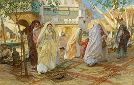 After the Holiday, Port of Algiers, 1901 by Frederick Arthur Bridgman | Canvas Print