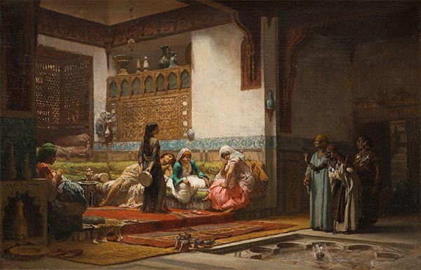 Maurisches Interieur, c.1875/79 | Frederick Arthur Bridgman