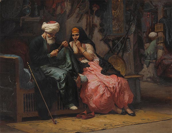 The Appraisal, 1874 | Frederick Arthur Bridgman | Giclée Canvas Print