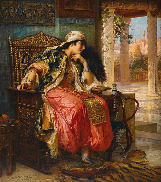 Der Liebling, 1882 | Frederick Arthur Bridgman