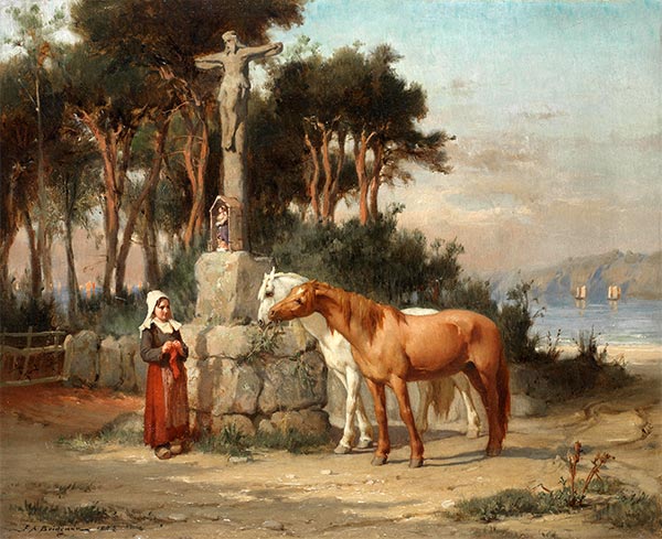 Der Treffpunkt, 1872 | Frederick Arthur Bridgman