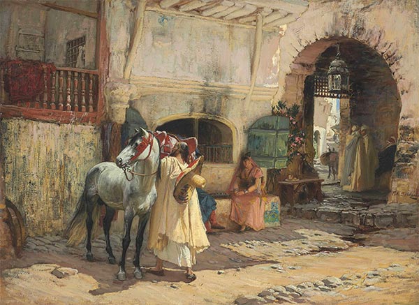 Off for a Ride, Constantine, Algeria, n.d. | Frederick Arthur Bridgman | Giclée Canvas Print