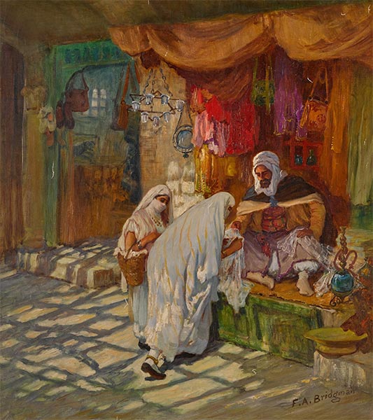 The Bazaar, n.d. | Frederick Arthur Bridgman | Giclée Canvas Print