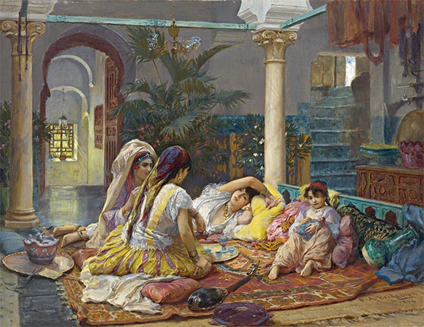 Im Harem, 1894 | Frederick Arthur Bridgman