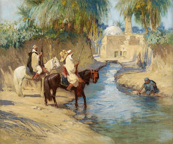 Rückkehr von der Jagd, n.d. | Frederick Arthur Bridgman