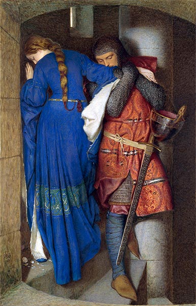 The Meeting on the Turret Stairs, 1864 | Frederick Burton | Giclée Canvas Print
