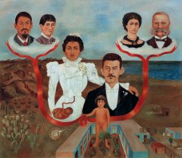 My Grandparents, My Parents, and I, 1936 by Frida Kahlo | Canvas Print