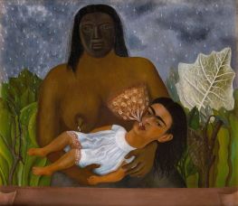 My nurse and I, 1937 by Frida Kahlo | Giclée Canvas Print