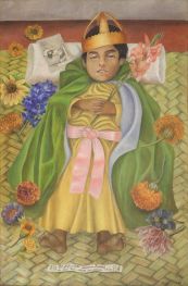 The dead Dimas Rosas at the age of three, 1937 by Frida Kahlo | Giclée Canvas Print