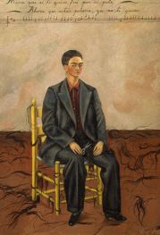 Self-Portrait with Cropped Hair, 1940 by Frida Kahlo | Giclée Canvas Print