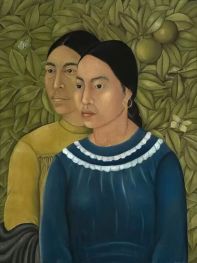 Two Women (Salvadora y Herminia), 1928 by Frida Kahlo | Giclée Canvas Print