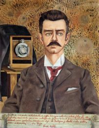 Portrait of my father Wilhelm Kahlo, 1952 by Frida Kahlo | Giclée Canvas Print