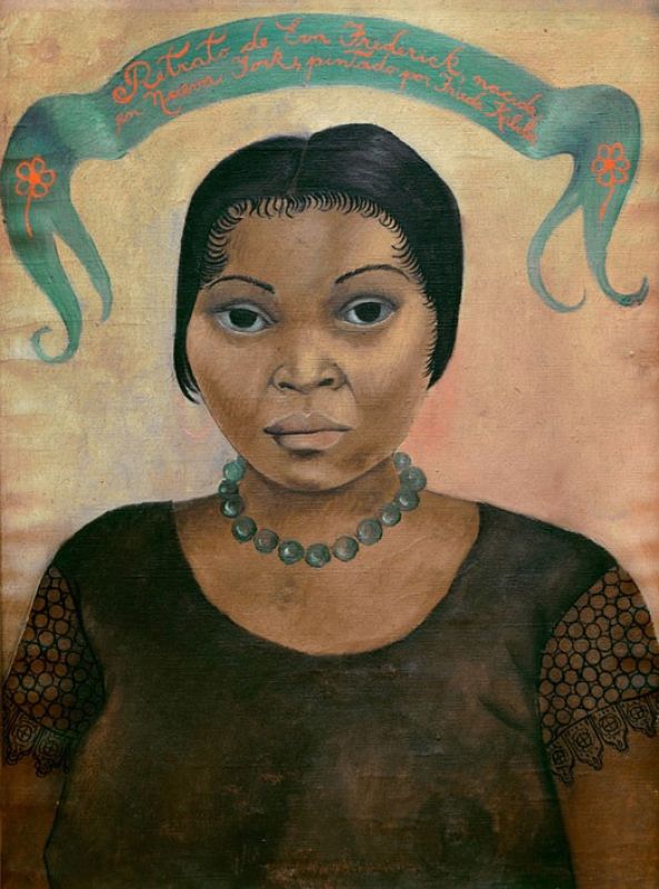 PortrÃÂ¤t Eva Frederick, 1931 | Frida Kahlo | Giclée Leinwand-Kunstdruck