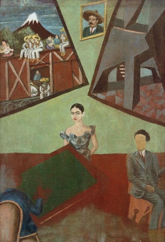 Pancho Villa und Adelita, 1926 | Frida Kahlo | Giclée Canvas Print