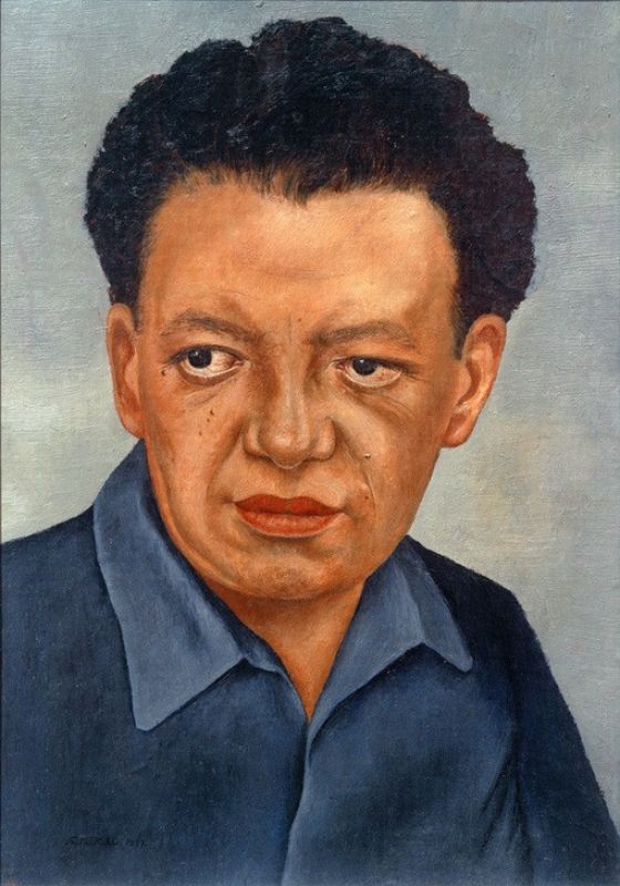 Portrait of Diego Rivera, 1937 | Frida Kahlo | Giclée Canvas Print