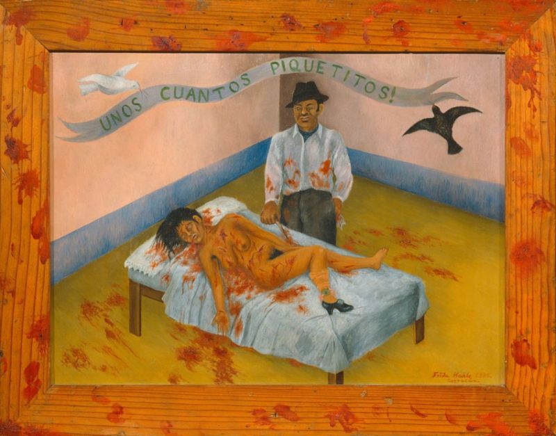 Ã¢ÂÂUnos Cuantos PiquetitosÃ¢ÂÂ, 1935 | Frida Kahlo | Giclée Leinwand-Kunstdruck