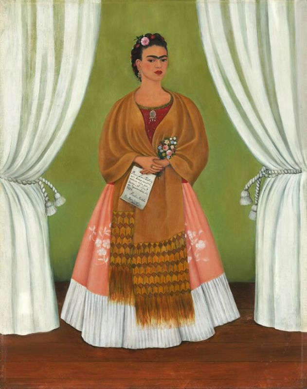 Self-Portrait dedicated to Leon Trotsky, 1937 | Frida Kahlo | Giclée Canvas Print