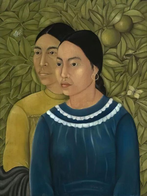Two Women (Salvadora y Herminia), 1928 | Frida Kahlo | Giclée Canvas Print