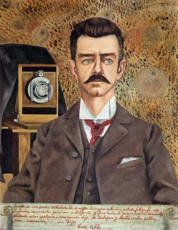 Portrait of my father Wilhelm Kahlo, 1952 | Frida Kahlo | Giclée Canvas Print