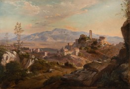 Olevano, c.1830/31 by Friedrich Nerly | Canvas Print