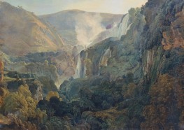 The Waterfalls of Terni, 1834 by Friedrich Nerly | Canvas Print