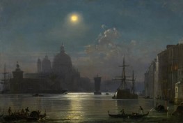 Venice, 1855 by Friedrich Nerly | Canvas Print