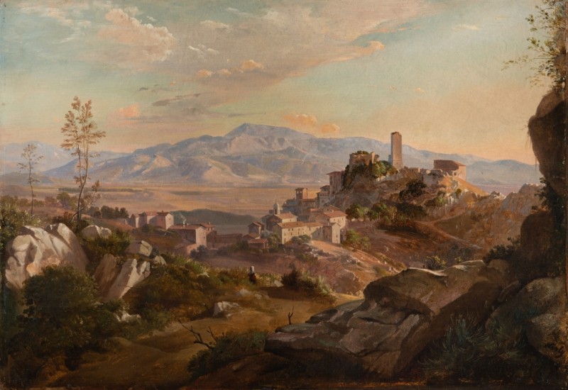 Olevano, c.1830/31 | Friedrich Nerly | Giclée Canvas Print