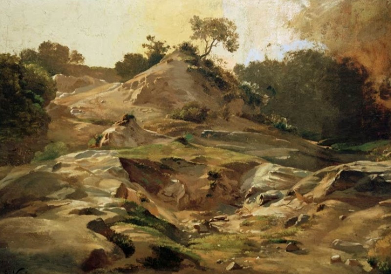 Rocky Slope, c.1829/30 | Friedrich Nerly | Giclée Canvas Print
