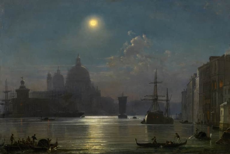 Venice, 1855 | Friedrich Nerly | Giclée Canvas Print