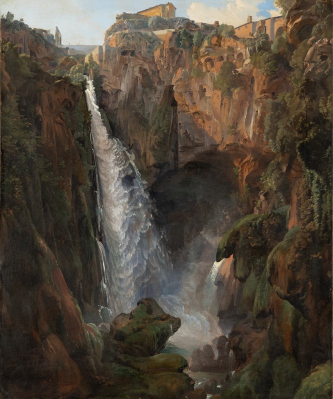The Cascata Grande in Tivoli, 1835 | Friedrich Nerly | Giclée Canvas Print