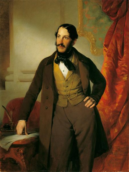 Industrialist Maximilian Todesco, 1846 | Friedrich von Amerling | Giclée Canvas Print