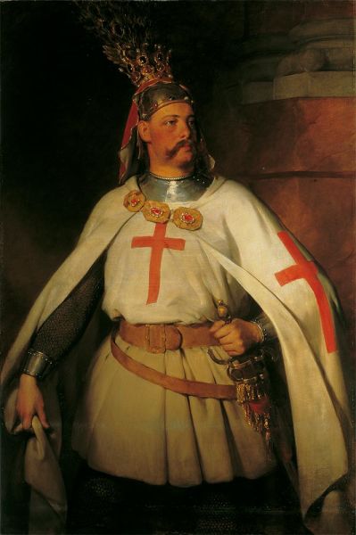 Archduke Leopold as a Crusader, 1863 | Friedrich von Amerling | Giclée Canvas Print
