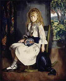 George Wesley Bellows | Anne in White, 1920 | Giclée Canvas Print