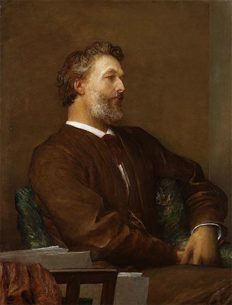 Frederick Watts | Frederic Leighton, Baron Leighton, 1881 | Giclée Leinwand Kunstdruck