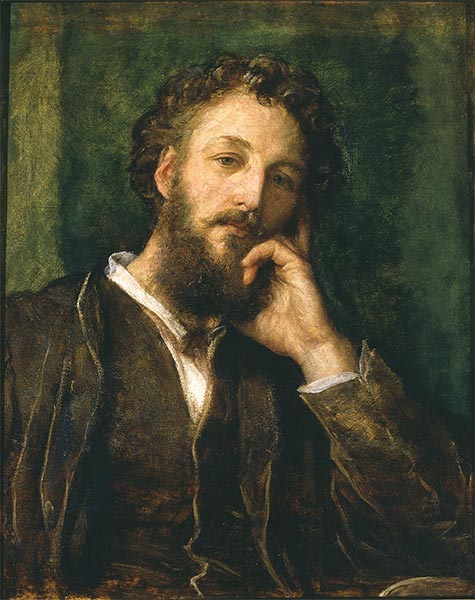 Porträt von Frederic Leighton, 1871 | Frederick Watts | Giclée Leinwand Kunstdruck